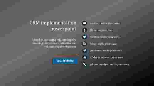 CRM implementation powerpoint